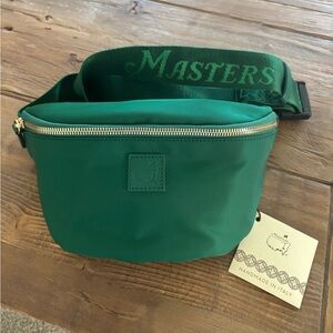 2025 Masters Green Nylon Crossbody Bag